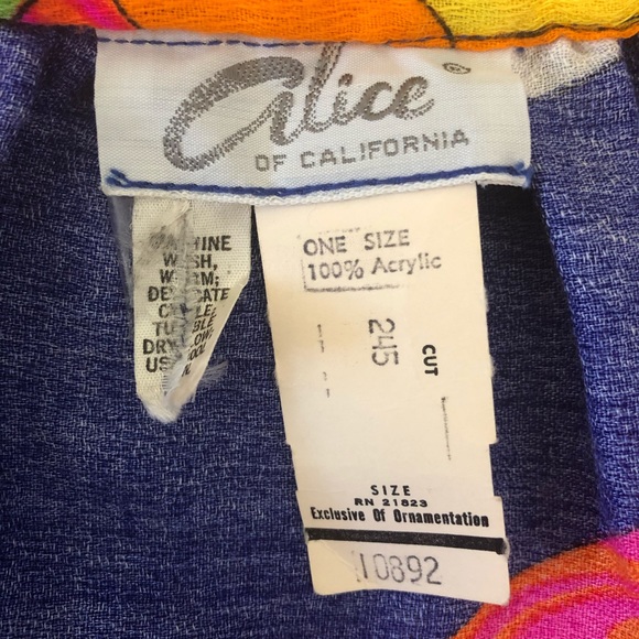 Vintage Alice of California Maxi Wrap Skirt - Picture 7 of 11